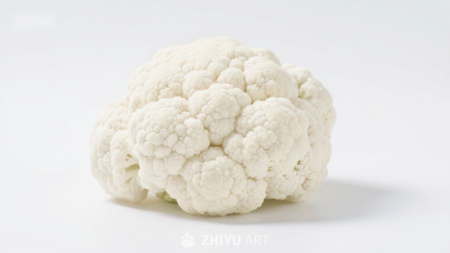 一颗新鲜的花椰菜