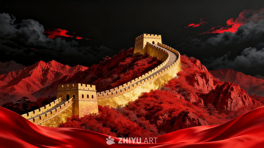 创意长城主题图片 2
