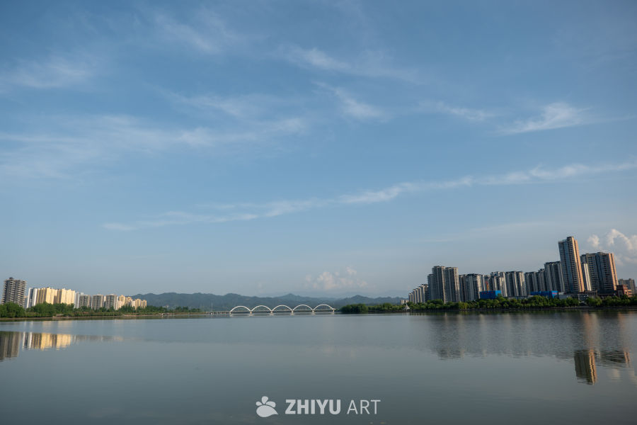 江边美景及帆船 21