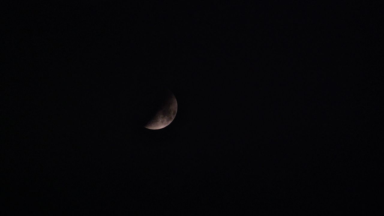 月亮延时 月黑风高 明月 中秋