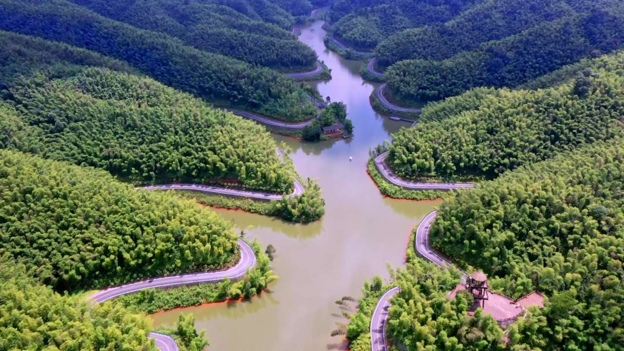 贵州赤水竹海国家森林公园航拍