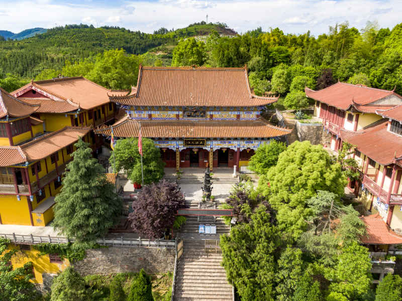 湖南新晃燕来寺古建筑
