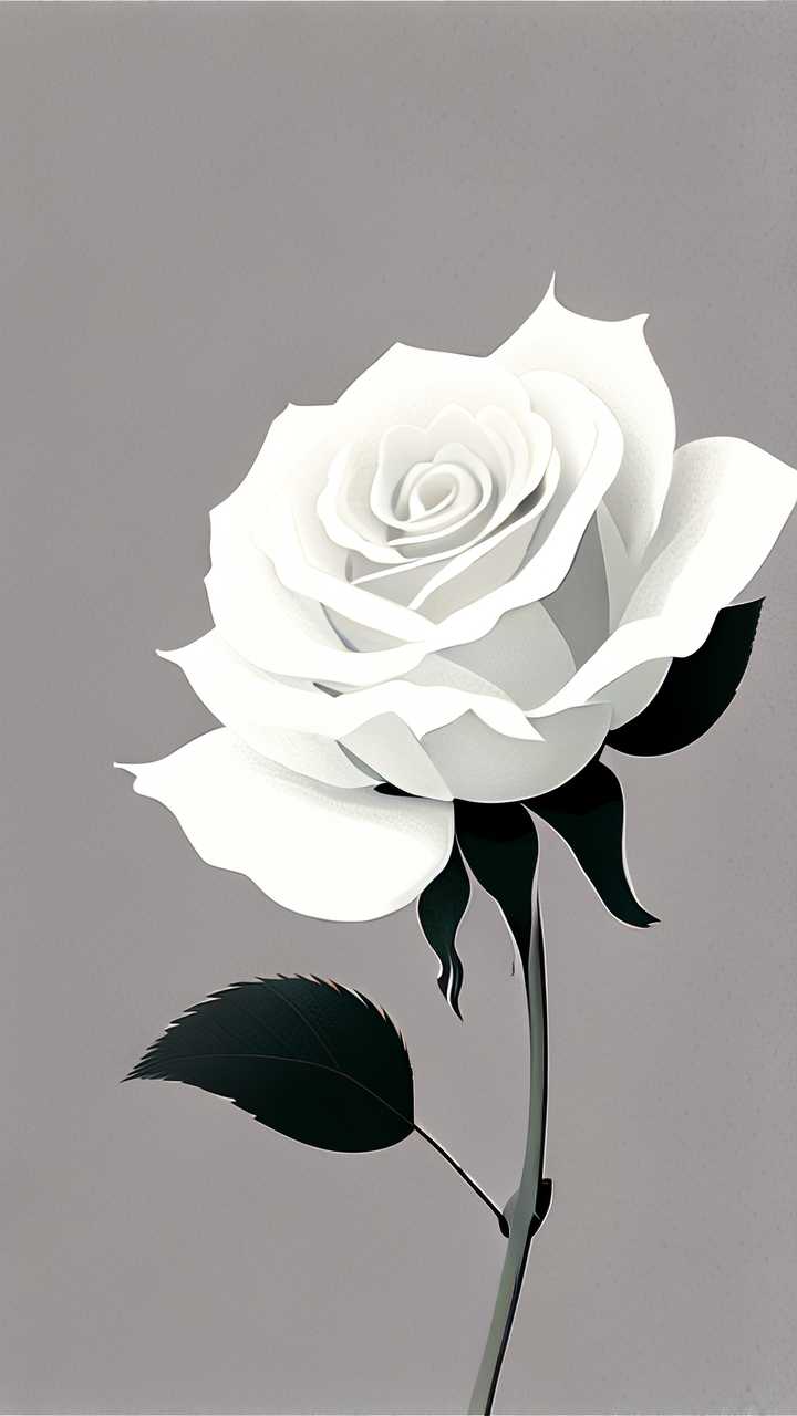 白色玫瑰花