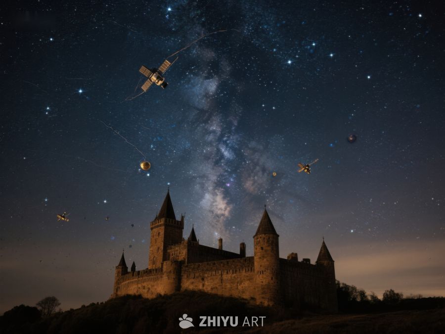 星空下的古堡与飞行器 167