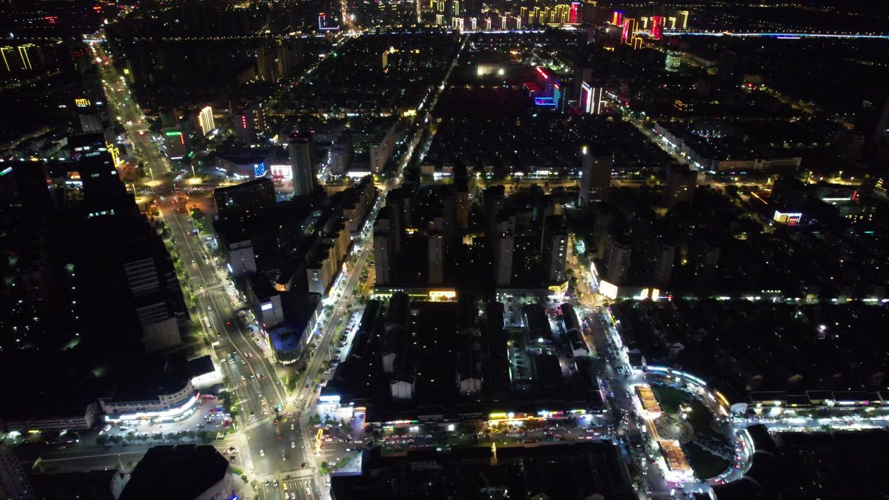 江苏宿迁城市风光旅游景区航拍