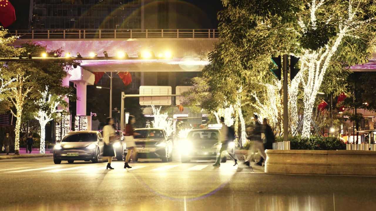 夜幕都市斑马线 6