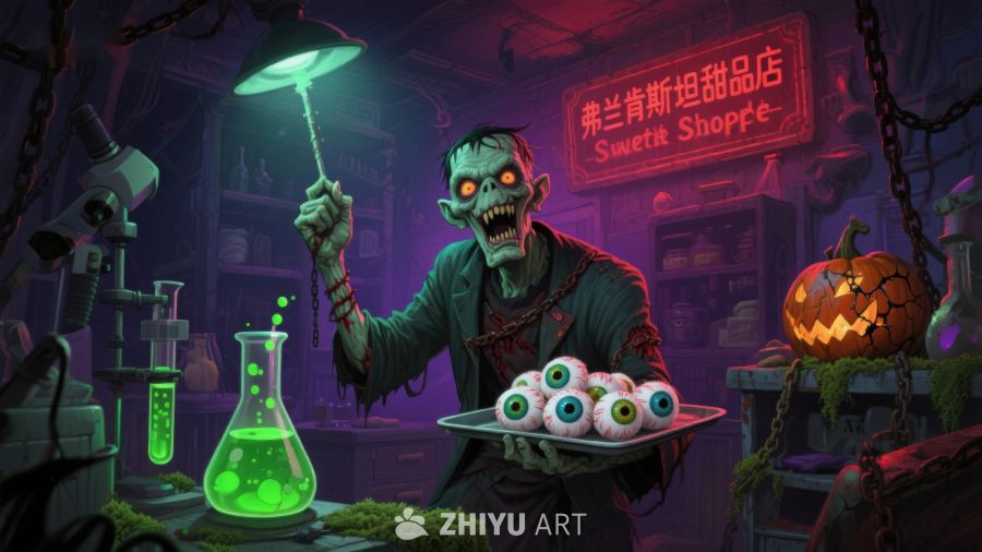 僵尸实验糖果店