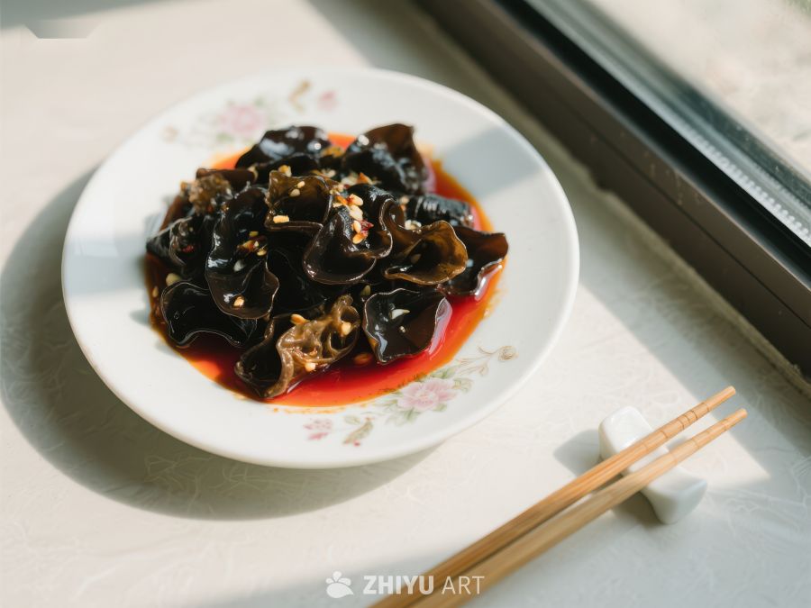 木耳拌红油，清新美味小菜 622
