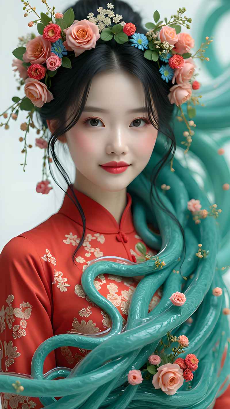 艺术美女新中式主体系列 16