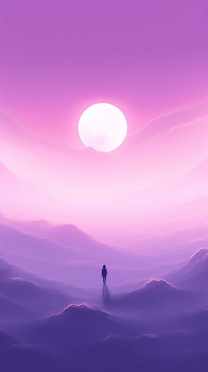 紫色背景艺术图
