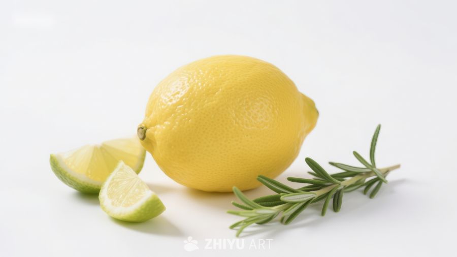 新鲜柠檬与迷迭香 810