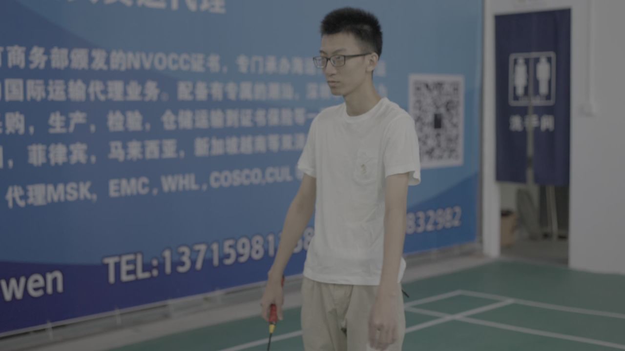 羽毛球馆精彩瞬间