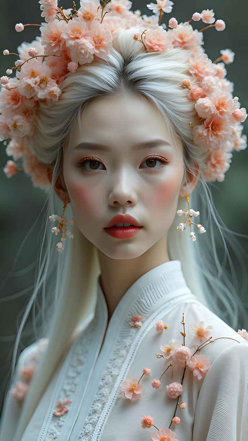 森林系列五颜六色古风艺术美女 28