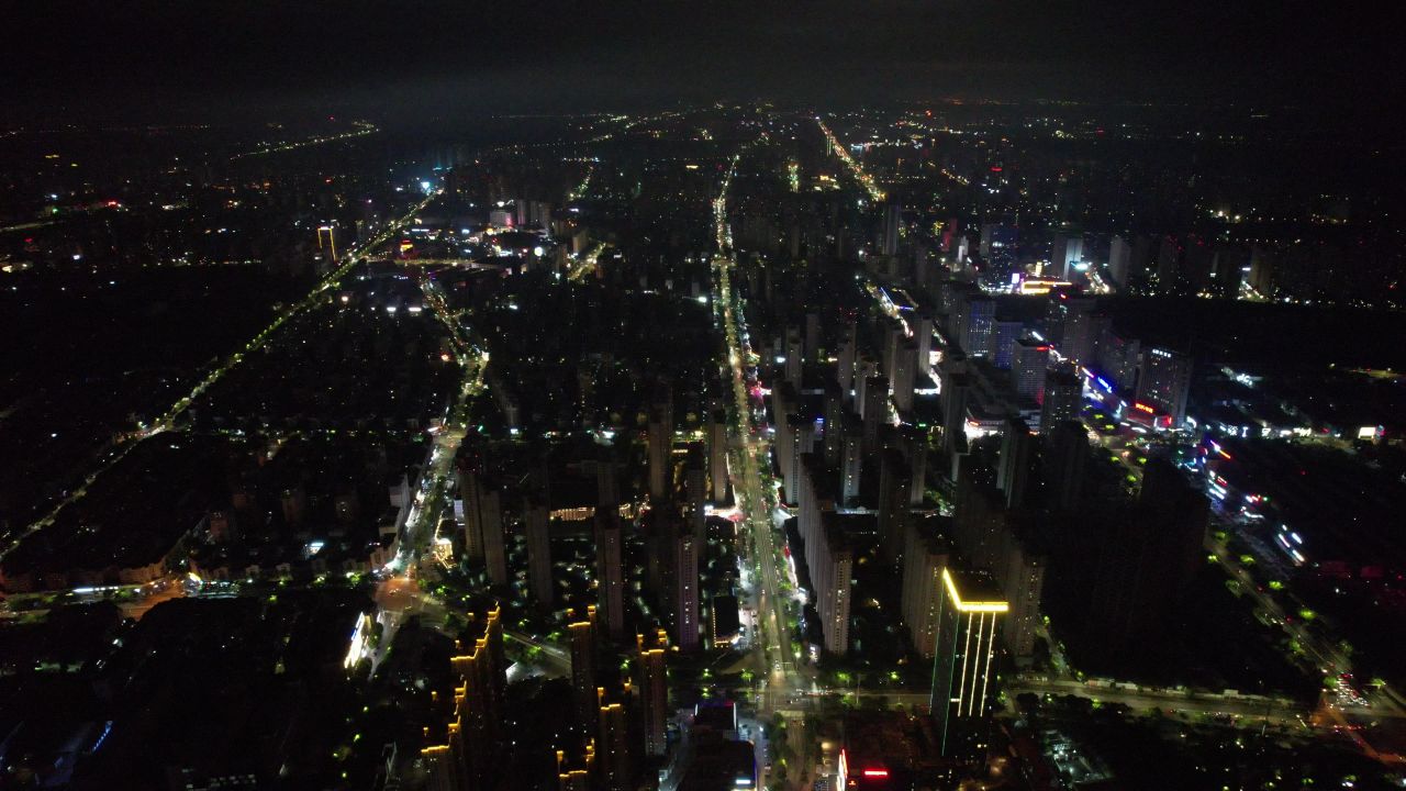 蚌埠城市夜景灯光 