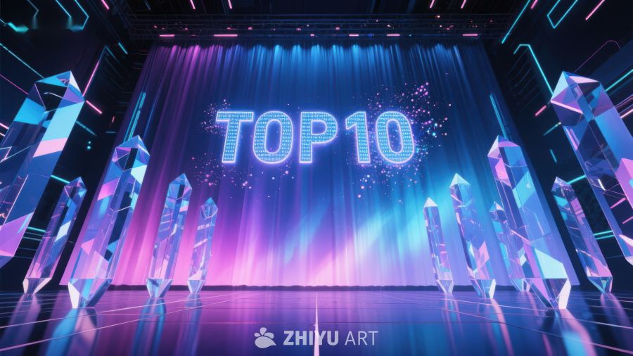 霓虹灯光下的TOP10舞台 281