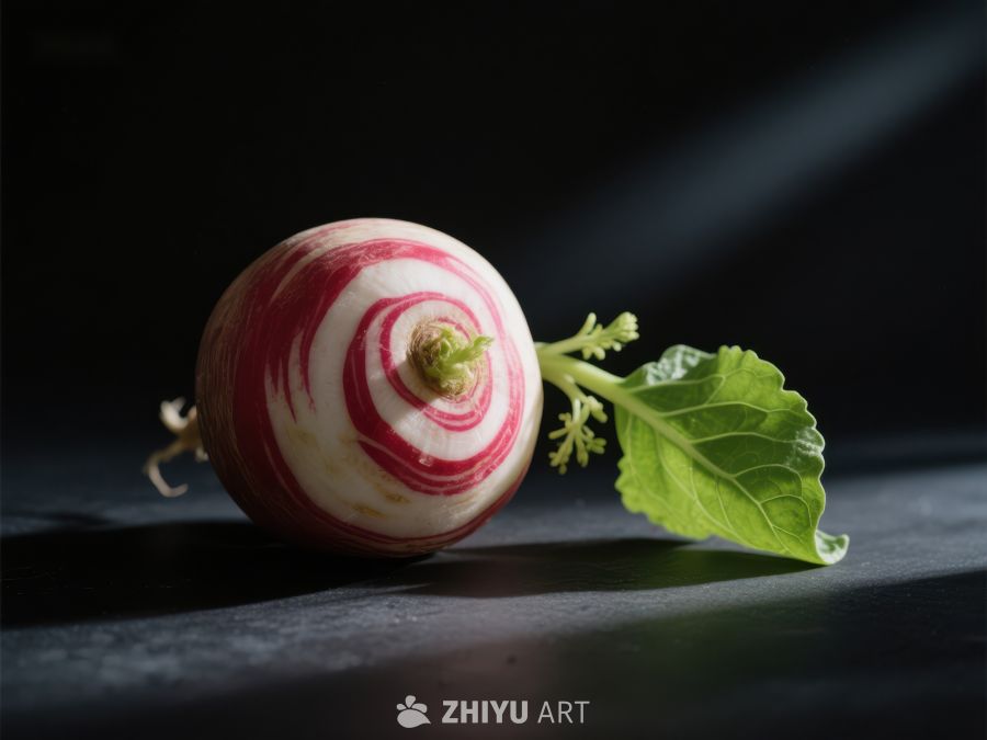 条纹萝卜静物摄影 398