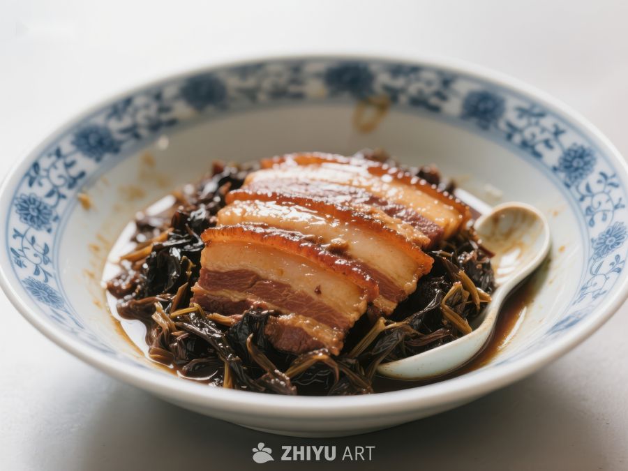 梅菜扣肉，传统中式美食 530