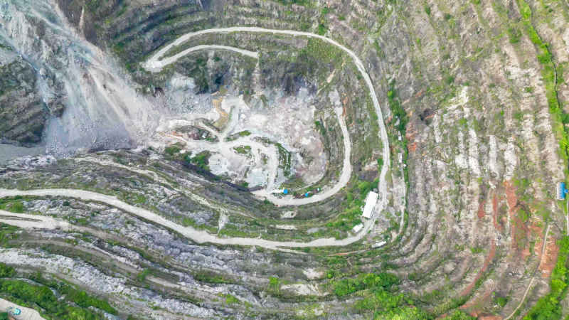 湖北黄石城市风光旅游景区航拍摄影图