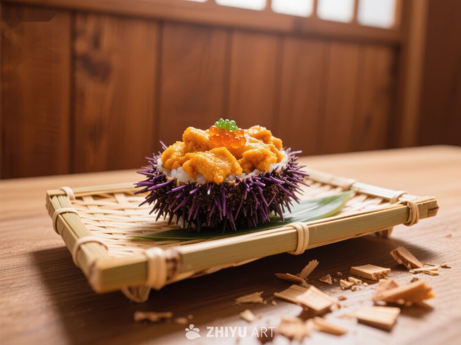 海胆刺身创意摆盘 20