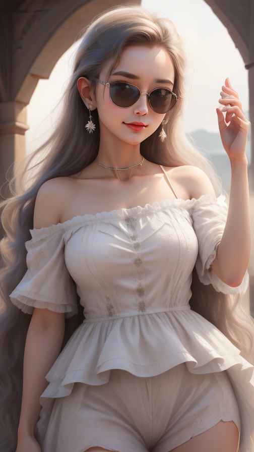 美女身材好看穿什么都好看