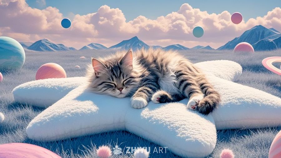 阳光下的猫猫