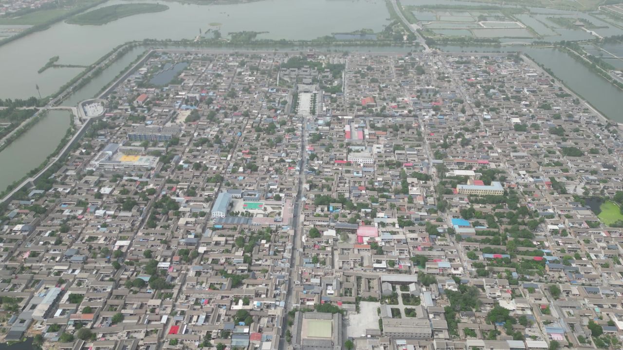  河北邯郸广府古城5A景区航拍