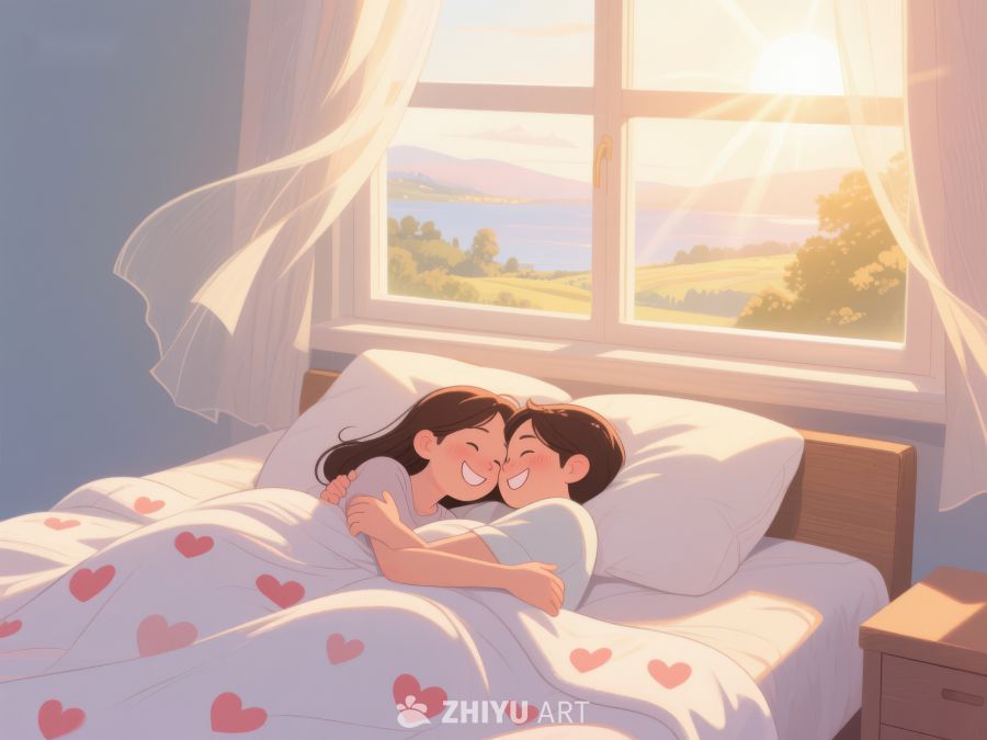 温馨床榻上的幸福时光 736