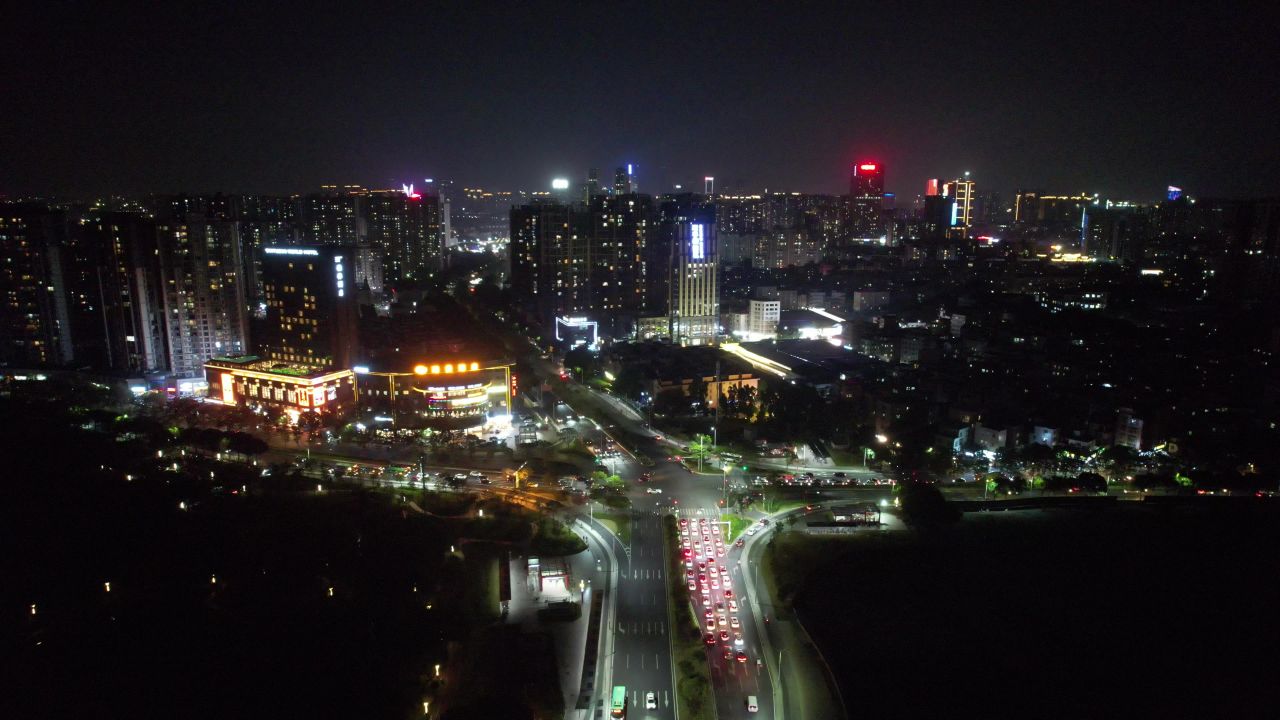 广东佛山城市夜景