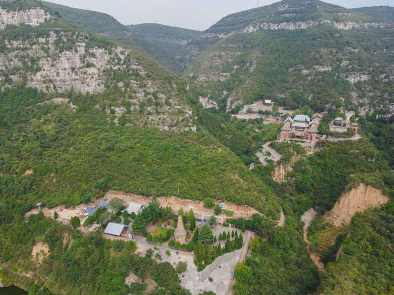 航拍山西晋城古建风光 37