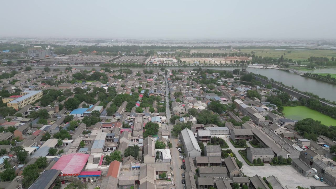 河北邯郸广府古城5A景区航拍