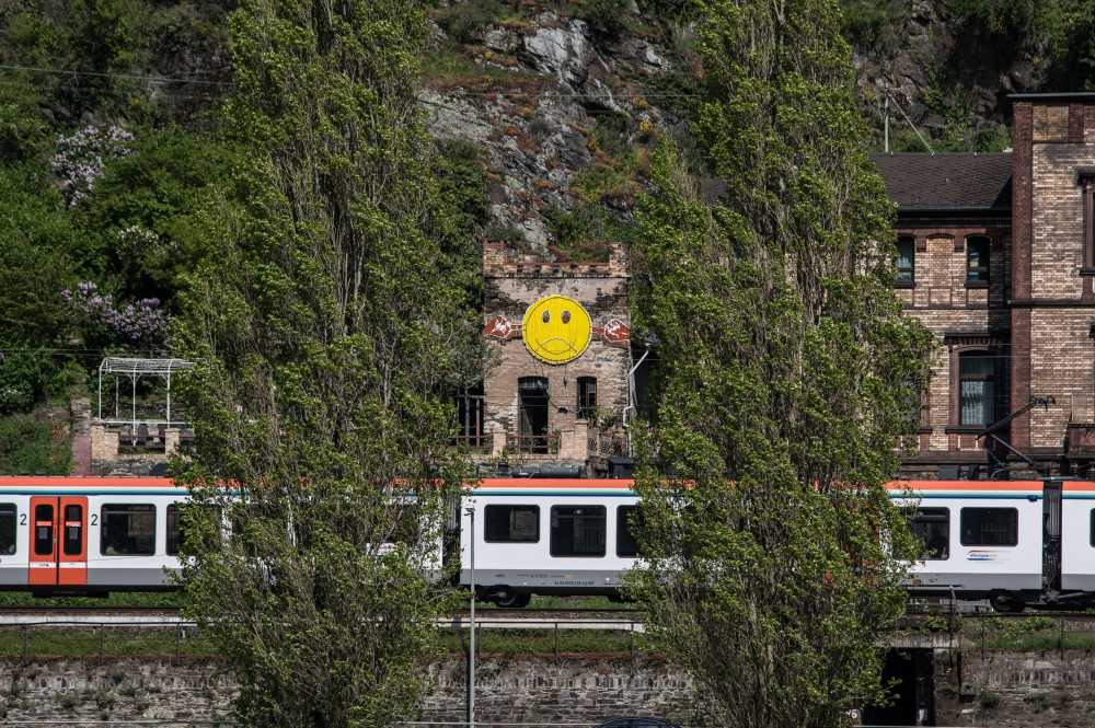 笑脸铁路铁路线火车