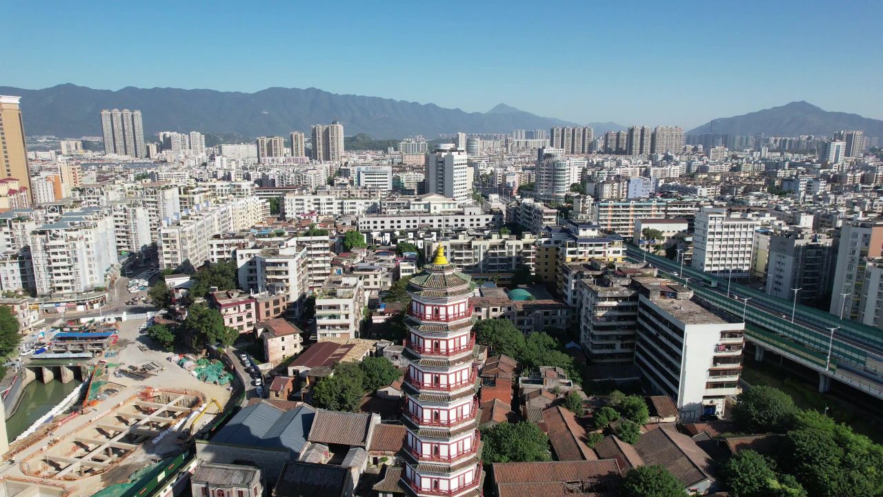 广东肇庆城市风光