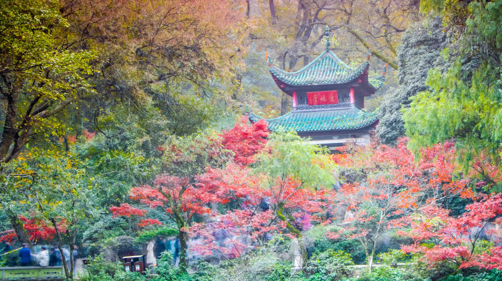 长沙岳麓山爱晚亭