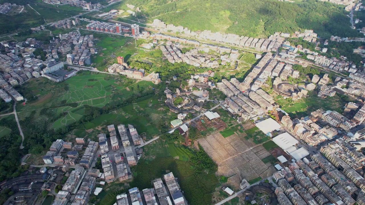 航拍漳州新农村景观 10