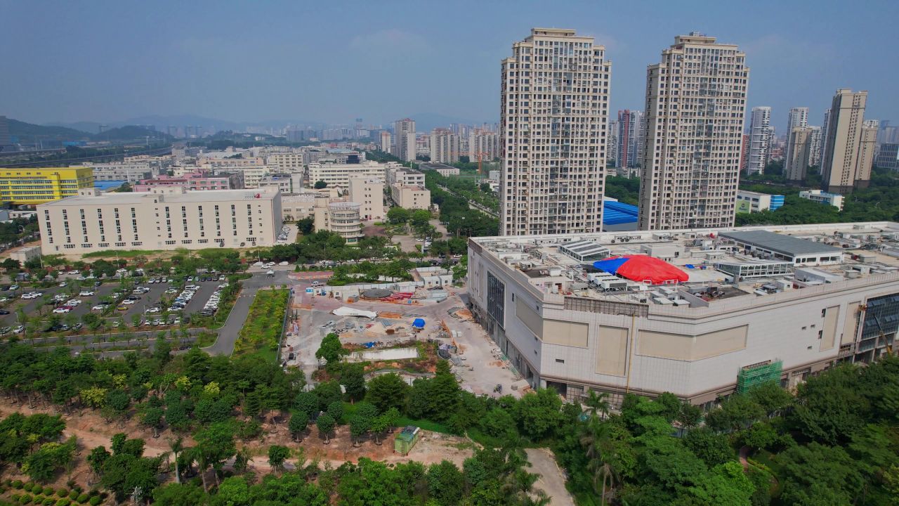 航拍厦门杏林万达广场 10