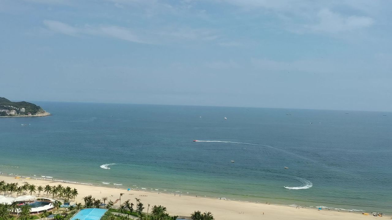 海边景色海陵岛海景房