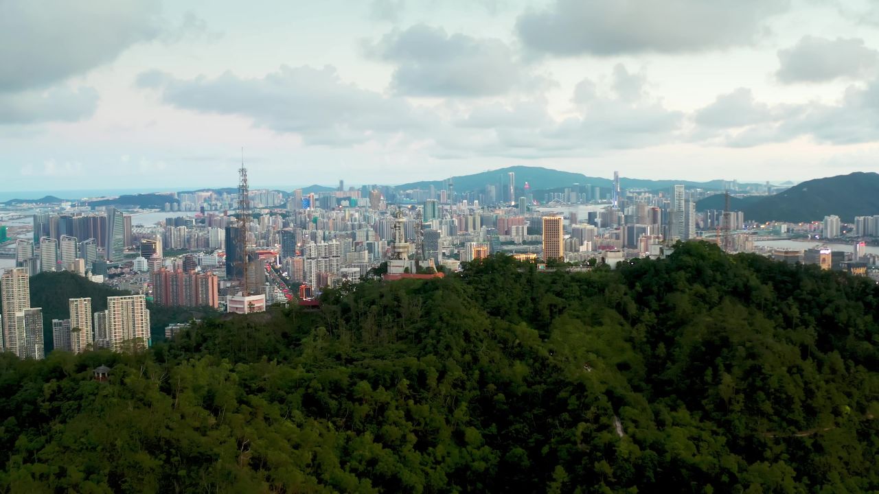珠海朝霞及港珠澳大桥一