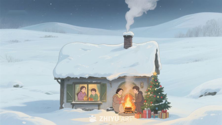 冬夜小屋温馨聚会 98