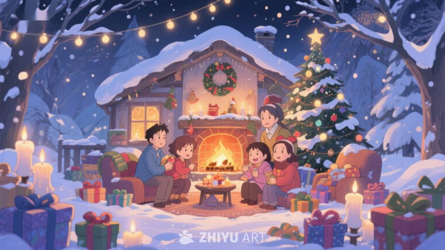 雪夜温馨圣诞聚会 384