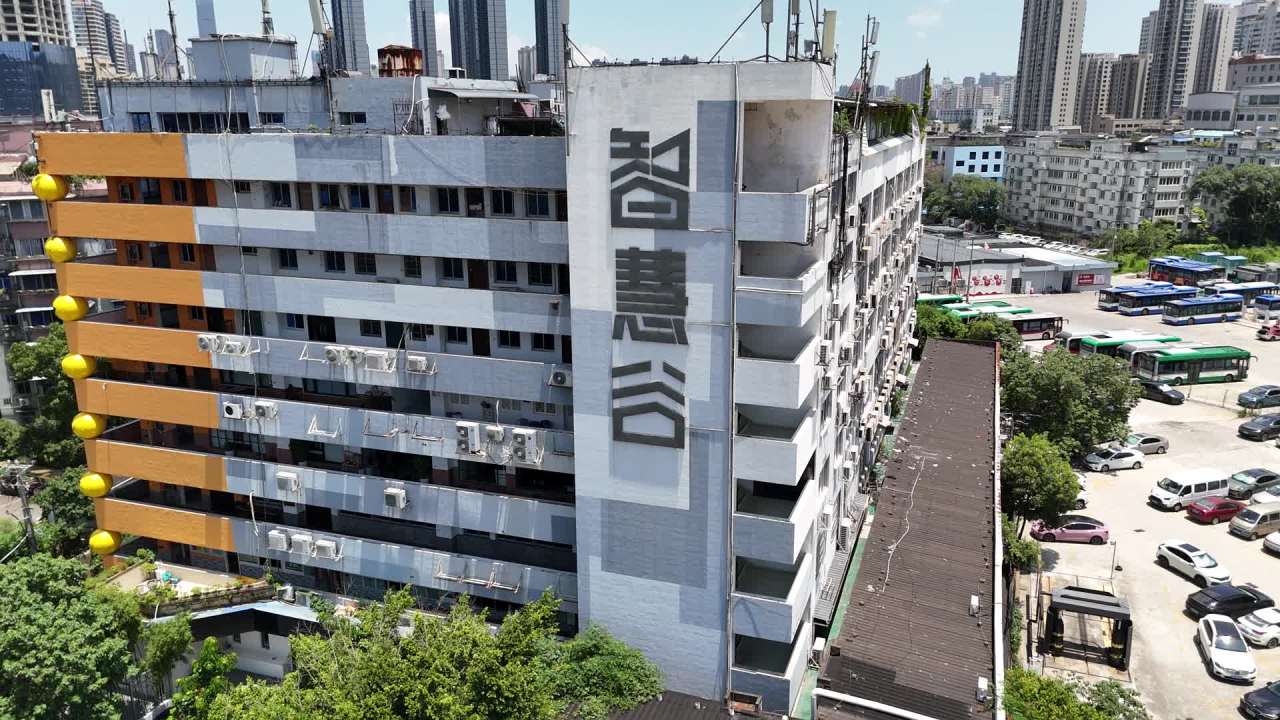 城市高层住宅俯瞰