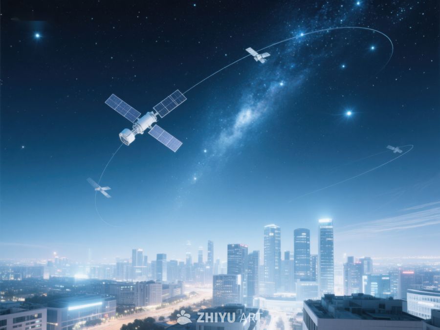 卫星通信连接未来城市 142