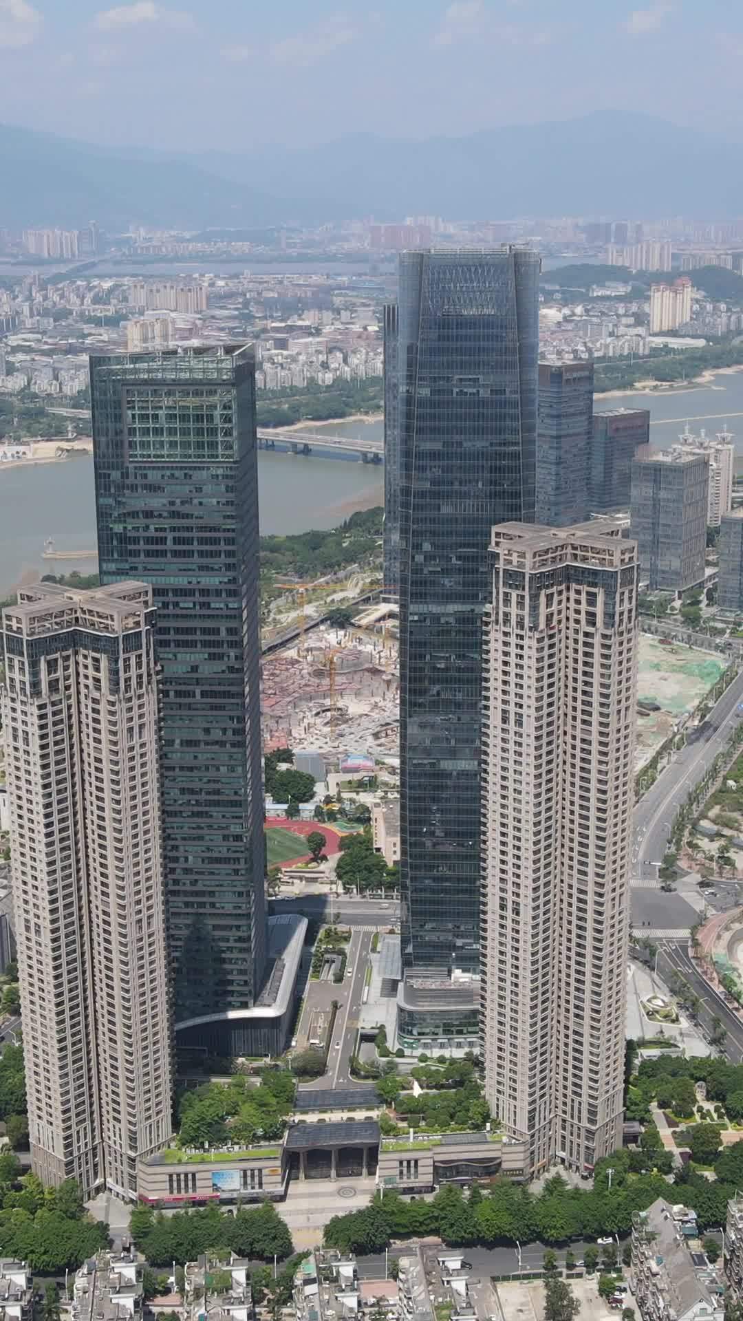 现代都市全景俯瞰