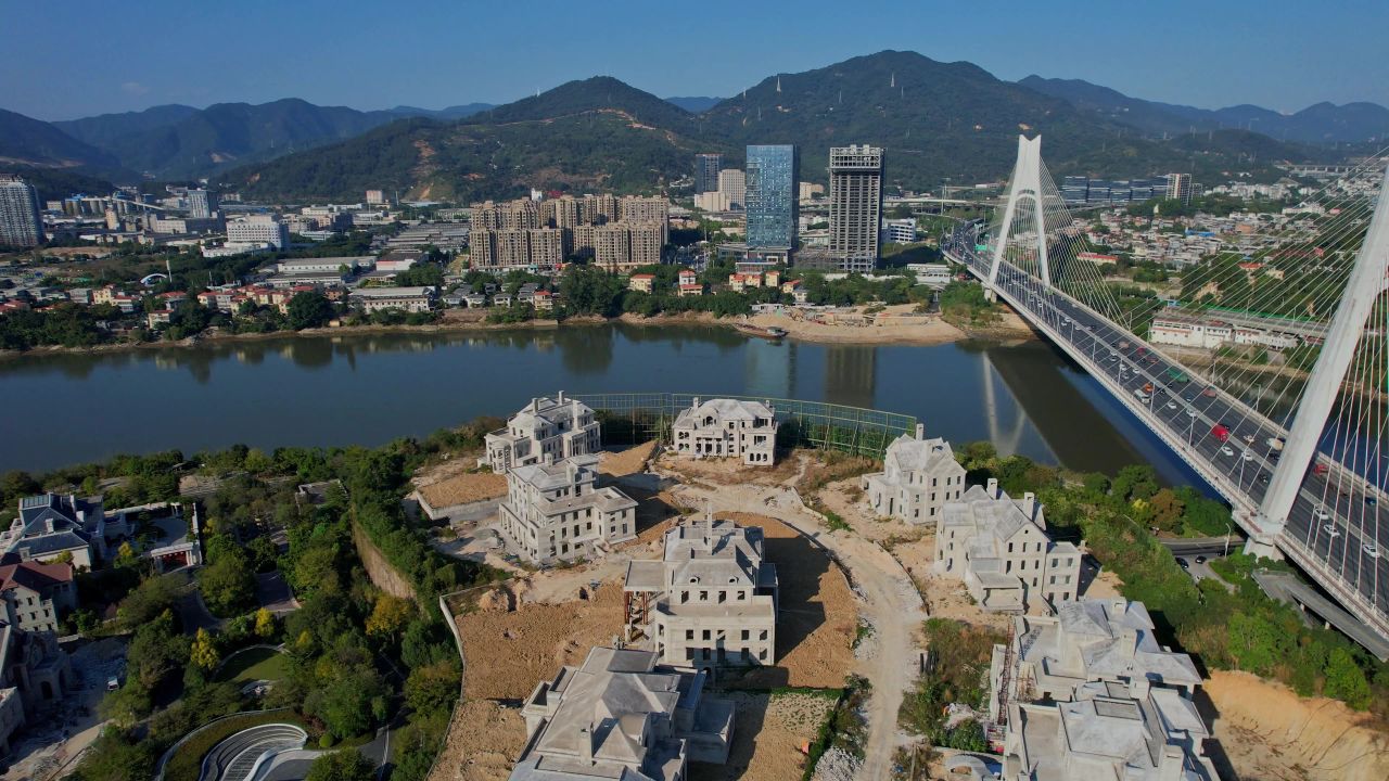 航拍福州淮安大桥景观 2
