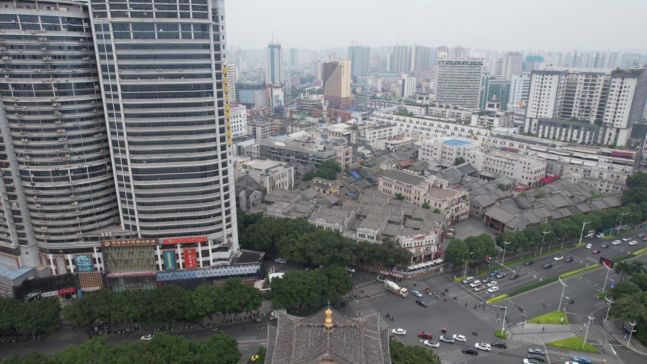 广西南宁城市风光航拍