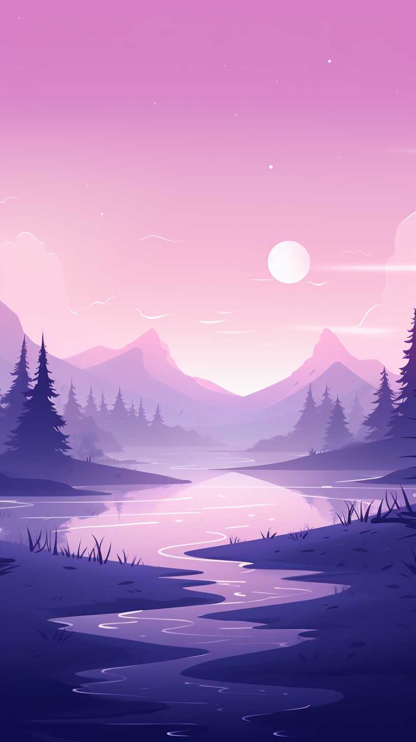 紫色唯美背景