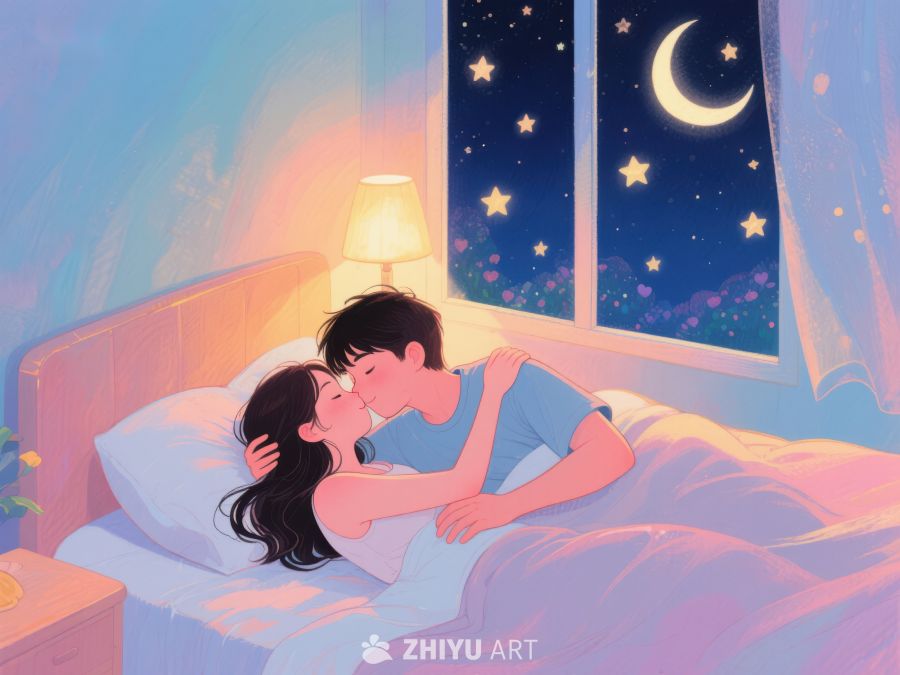 夜空下的甜蜜一吻 961