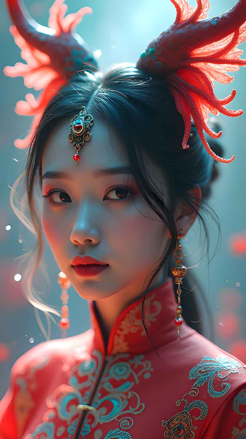 古风狐狸美女半人半妖 13