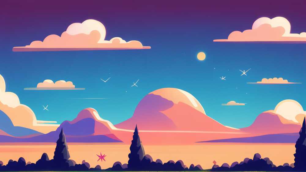 户外插画小暑夏季