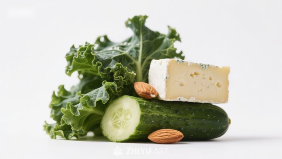 蔬菜奶酪与坚果组合
