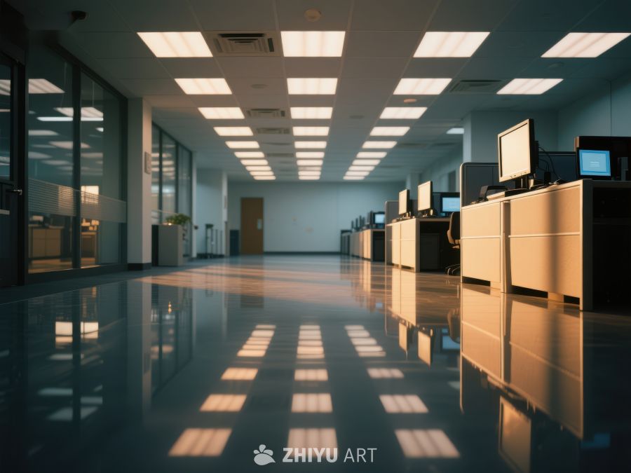 现代办公室内部环境 378